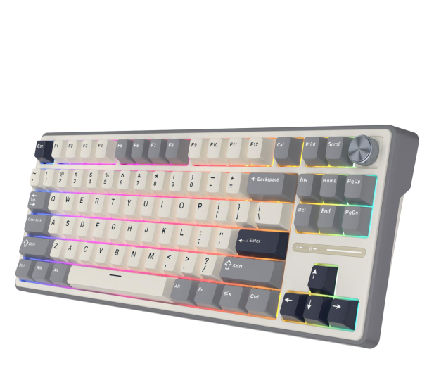 Royal Kludge R87Pro Half Grey Brown switch RK-R87PRO-HALFGY-BRNSW-US - 1455796 - zdjęcie 3